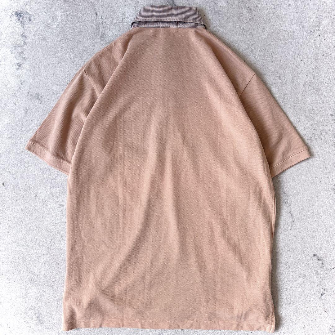 90s C.P. company シーピーカンパニー 刺繍 ポロシャツ ピンク