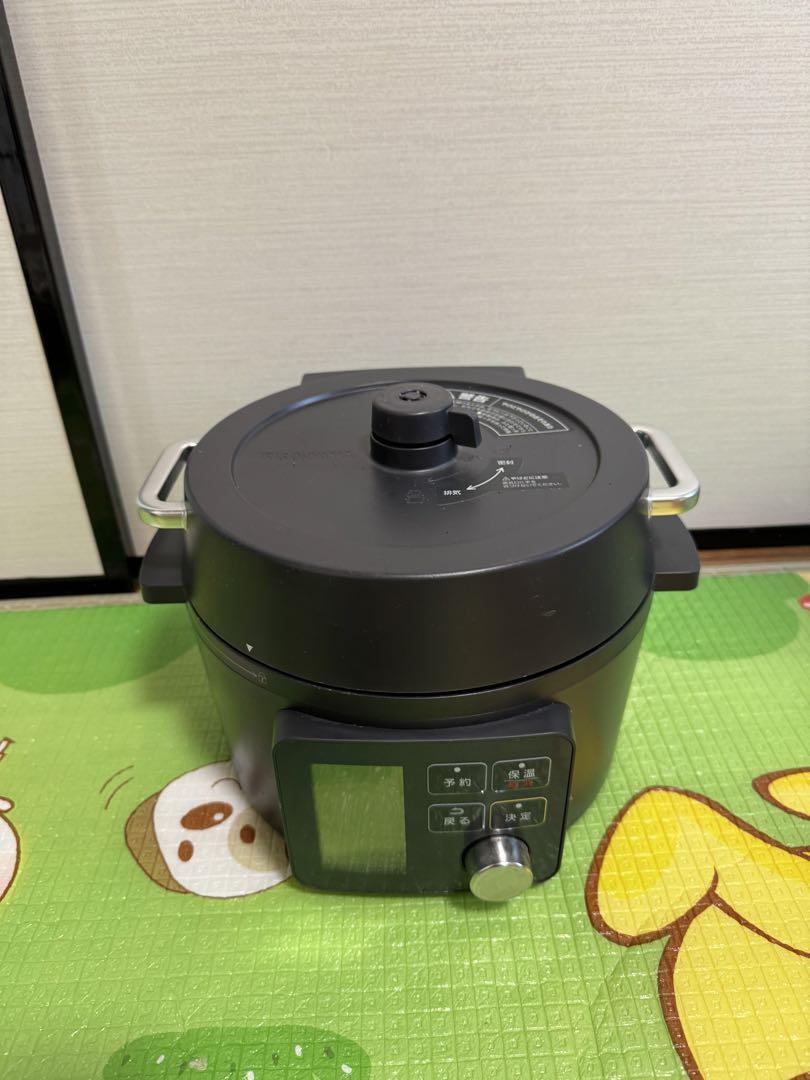 未使用品／電気圧力鍋 PMPC-MA2 ブラック／アイリスオーヤマ アイリスオーヤマ 電気圧力鍋 2.2L ブラック PMPC-MA2-B