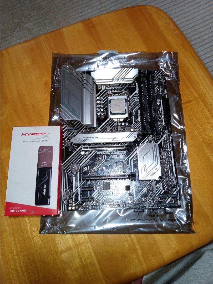 Core-i9 10900k ASUS PRIME Z590Pメモリ32GB