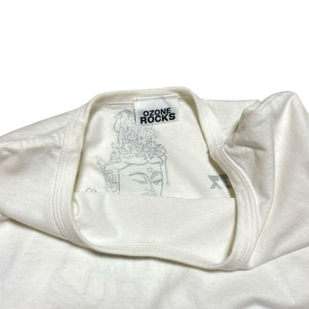 激レア】 OZONE ROCKS ヴィンテージ 90s 龍 観音 Tシャツ 白