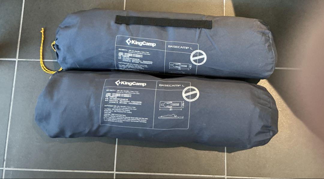 KingCamp インフレータブルマット ピロー付き 2セット 連