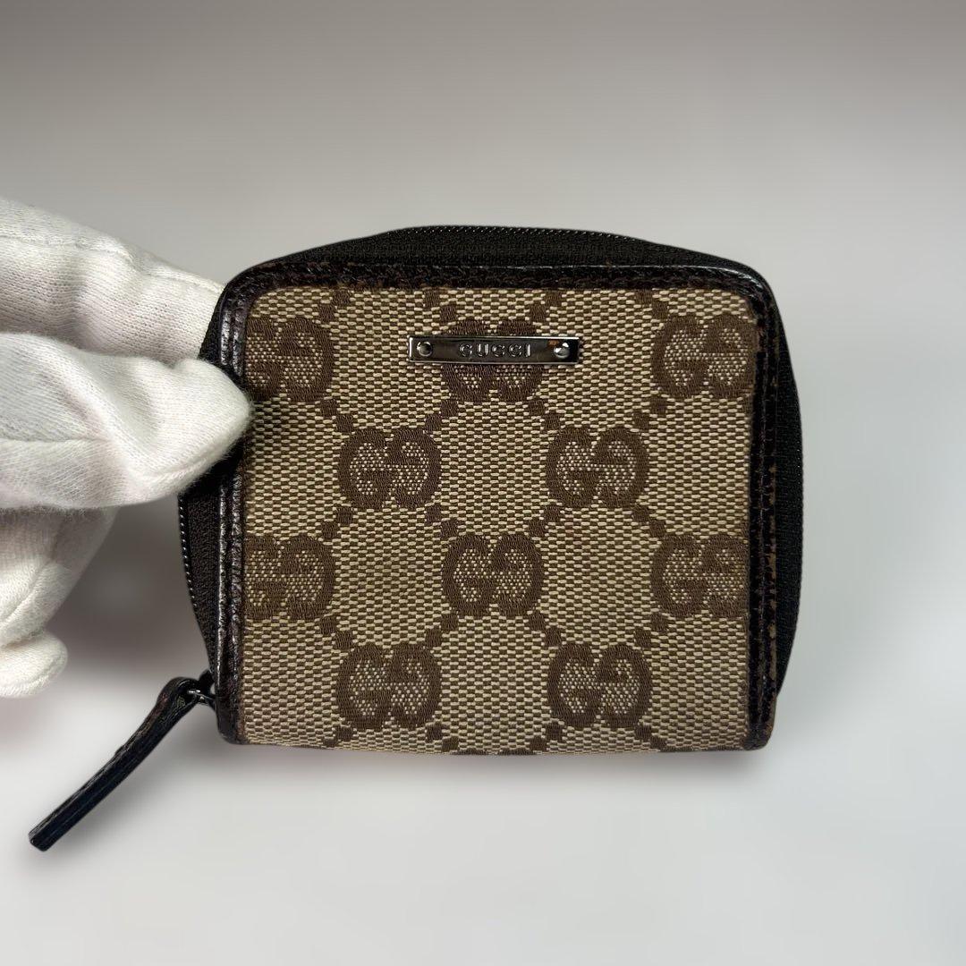 【sk/5.9/10】GUCCI GGキャンバス コインケース