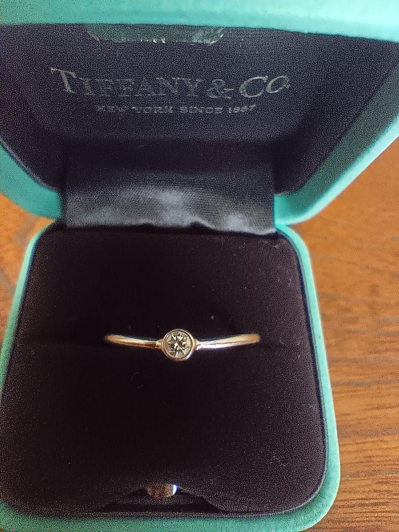 Tiffany & Co. ウェーブシングルロウダイヤモンドリング