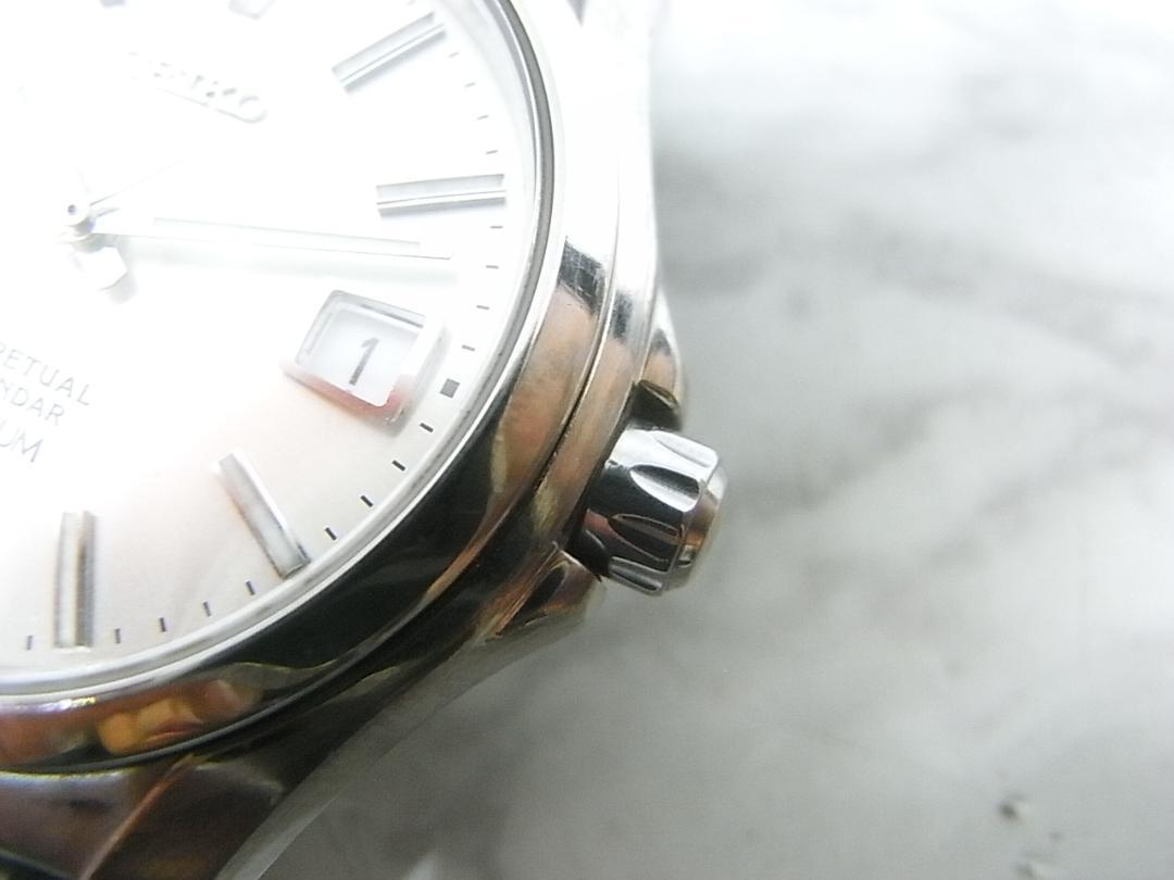 SEIKO　セイコー　パペーチュアル　カレンダー　チタン　8F32-0400