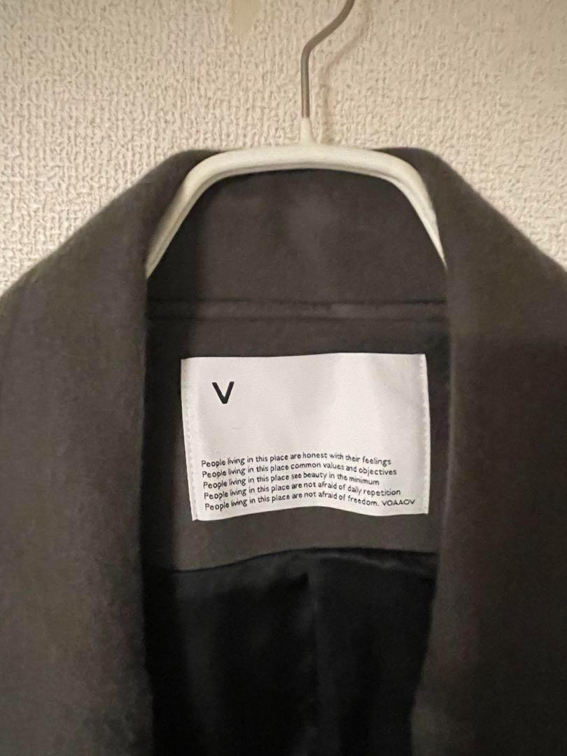 【VOAAOV】ユニセックス ウールビーバースタンドカラーロングコート