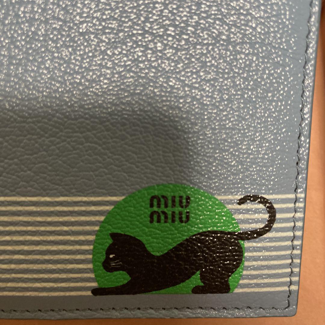 MIUMIU 折り財布 5vCyE-m43786128990 爆買い国産