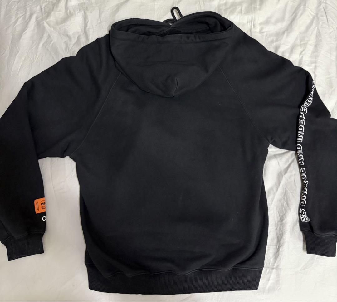 HERON PRESTON ブラックパーカー M