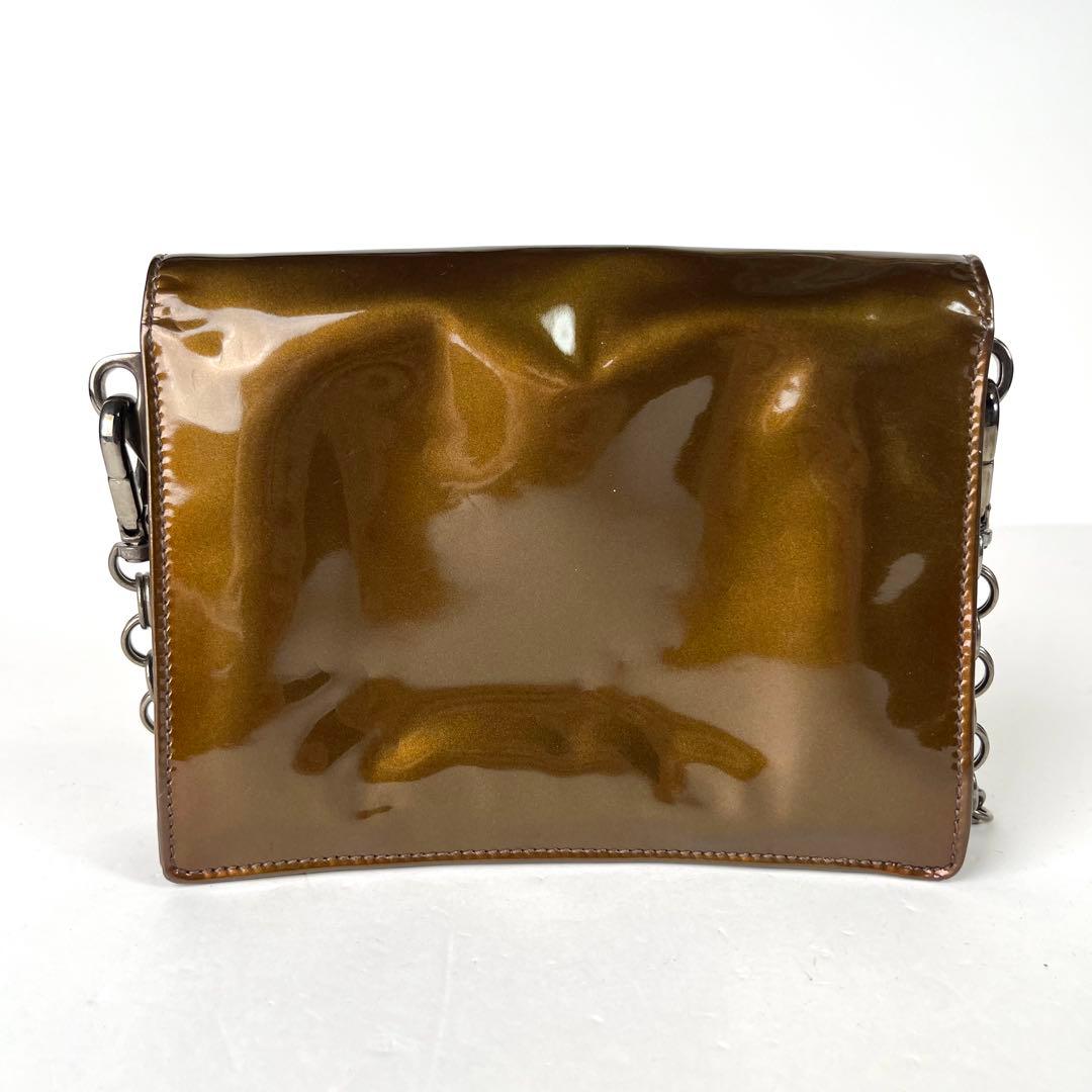 PRADA Patent leather Shoulder Bag