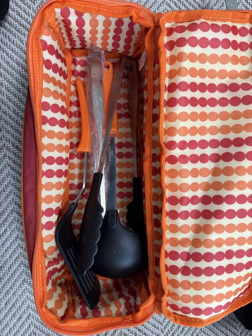 極美品　Coleman 調理セット　クッカーセット　食器類　一度使用