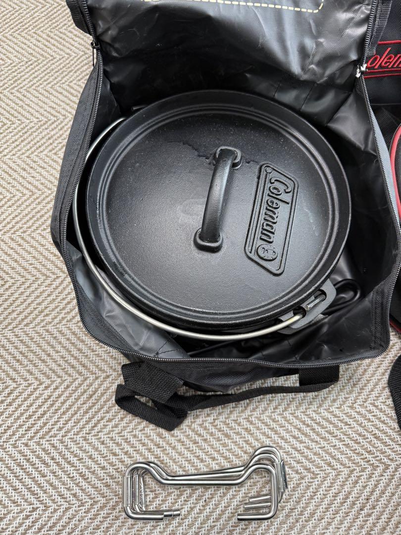 極美品　Coleman 調理セット　クッカーセット　食器類　一度使用