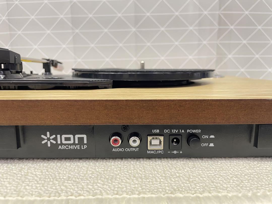 ION Audio Archive LP レコードプレーヤー スピーカー内蔵