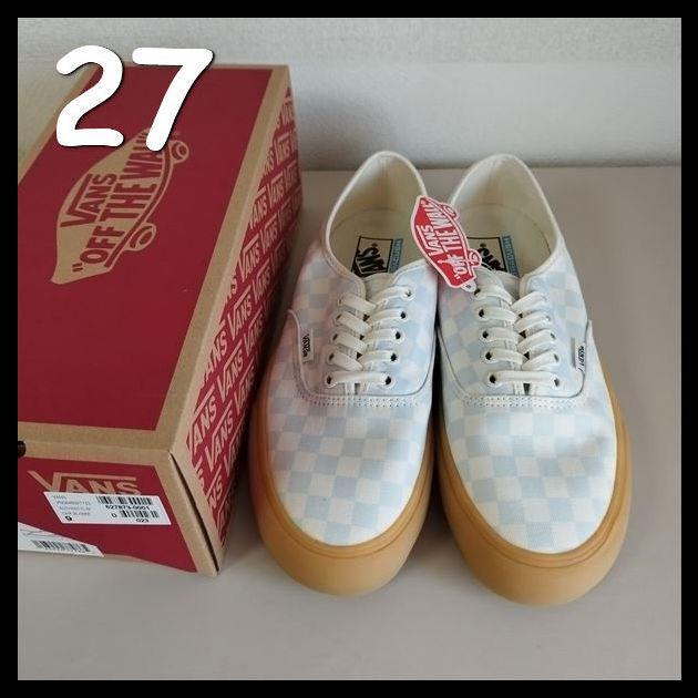 VANS Authentic 新品 チェッカー 27eraスリッポンsf