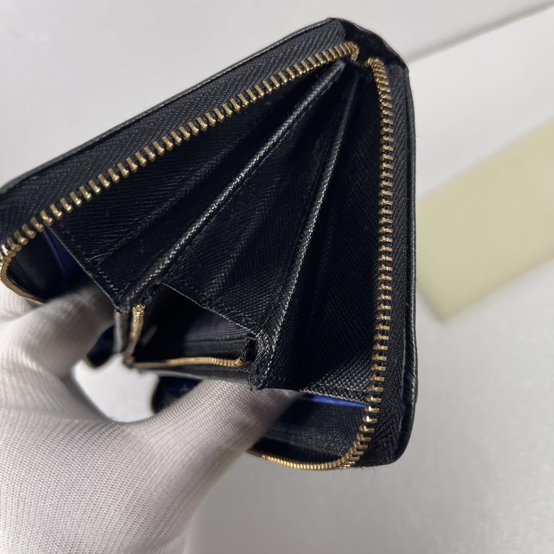 美品✨】ポールスミスメンズ長財布ラウンドジップ型押しデザイン