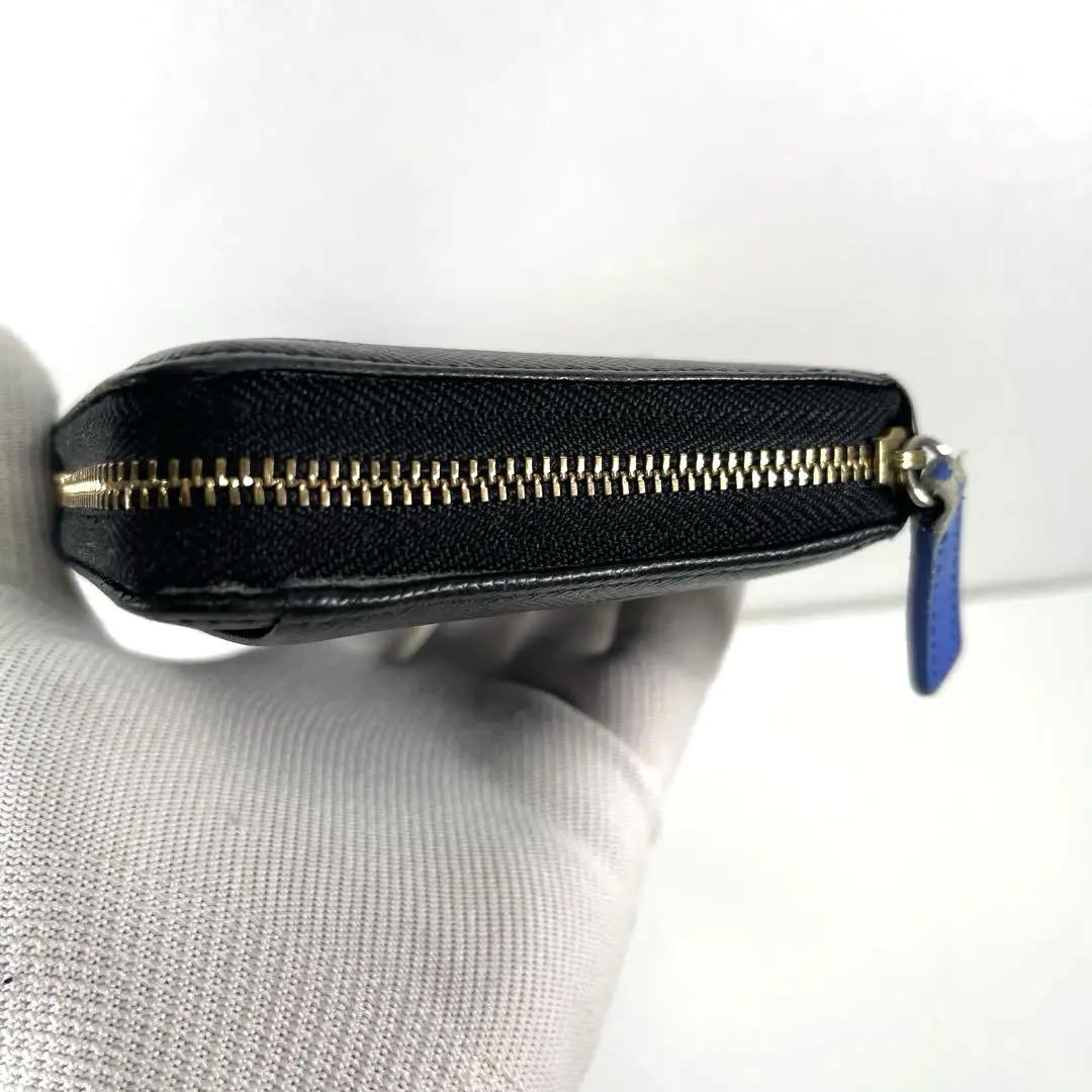 大人気の 美品✨】ポールスミスメンズ長財布ラウンドジップ型押しデザイン 小物