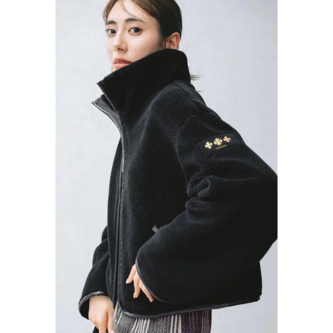 24AW 03 L ブラック タトラス ソナ ボアブルゾン イパマ ルエラL・TATRAS