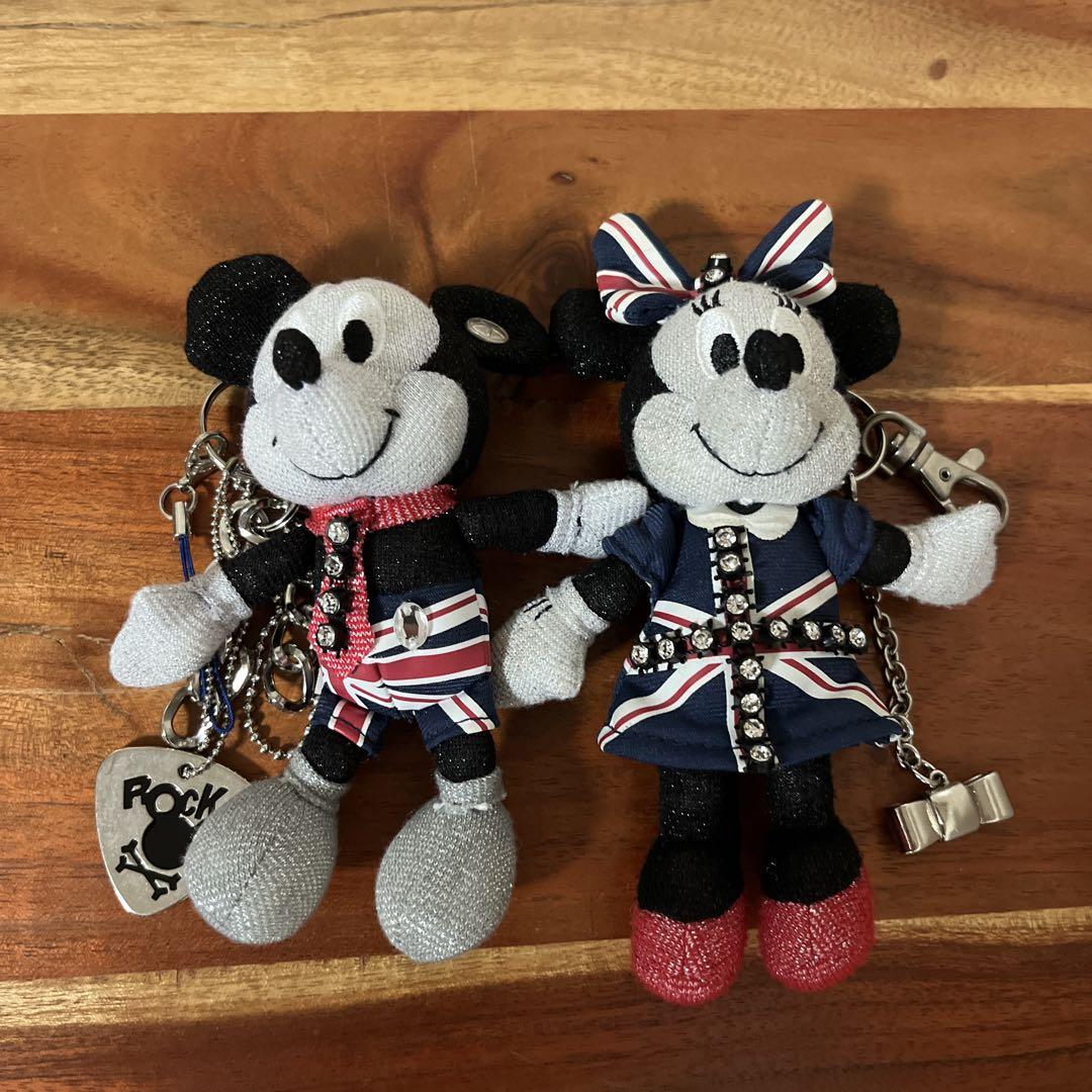 ディズニーストア ミッキーミニー プラッシュキーチェーン ディズニーストア ミッキー ミニー キーチェーン ユニオン