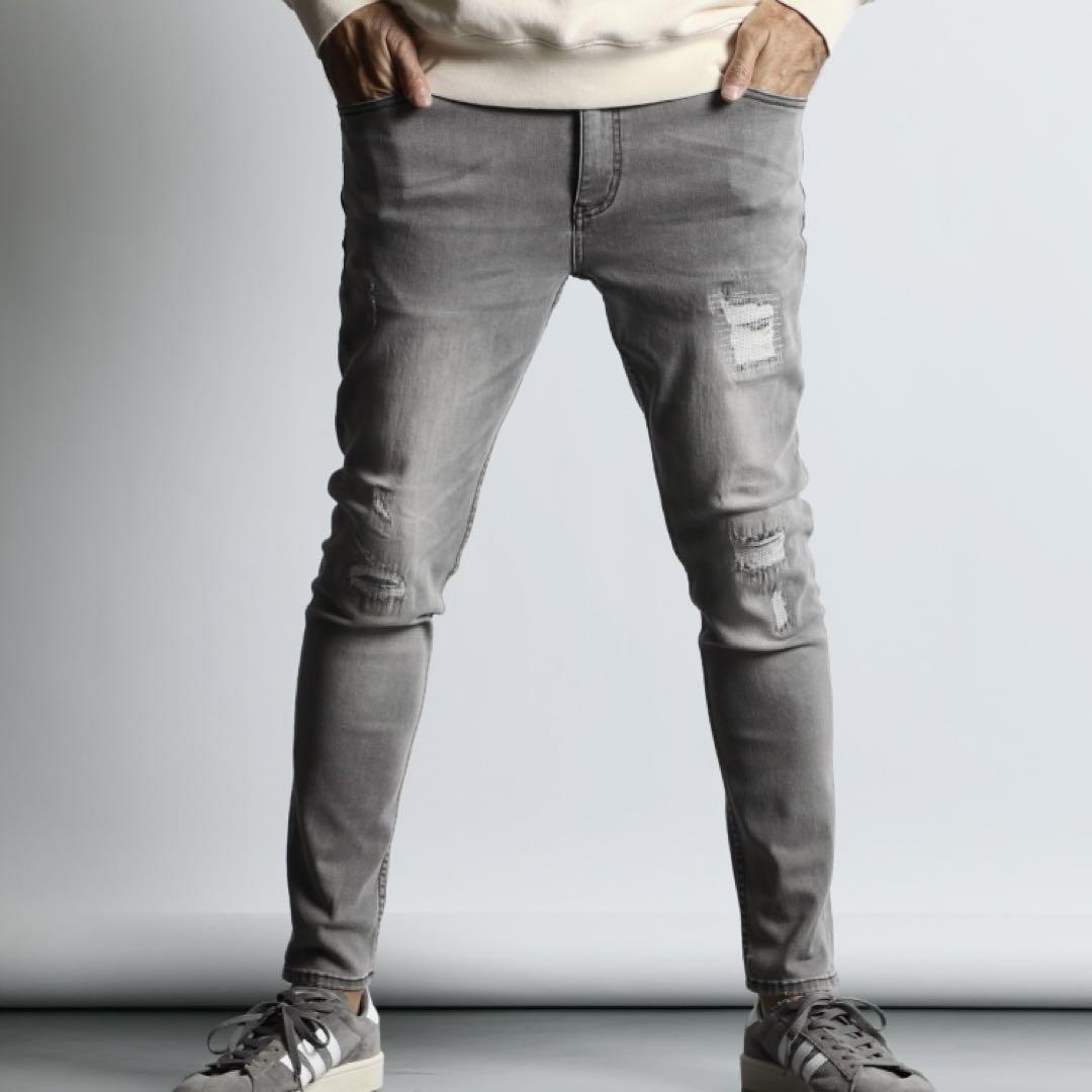 The DUFFER of St.GEORGE ストレッチダメージデニム XL