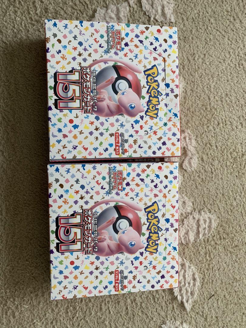 ポケカ ポケモンカード 151 未開封 シュリンク無し ぺりぺり有り