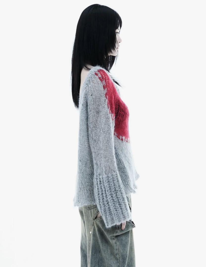 【再入荷】 THEREDTHREAD ニット コンビニ、ATM支払い× トップス
