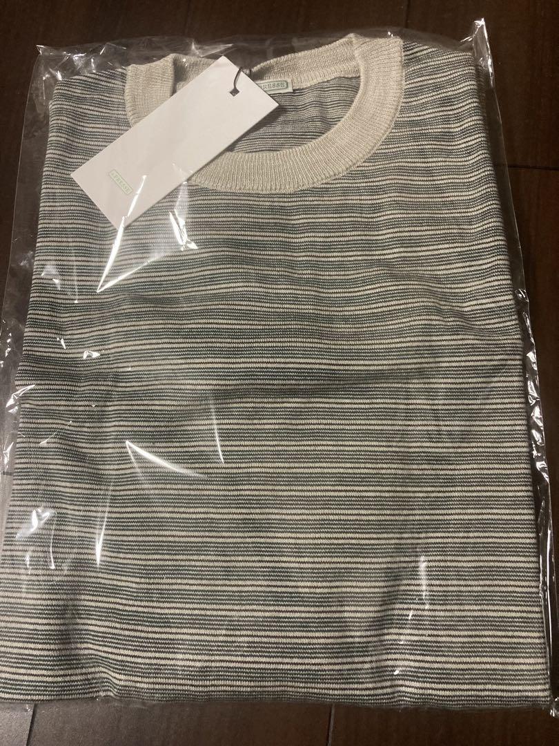 トップス A.PRESSE High Gauge S/S Striped T-Shirt