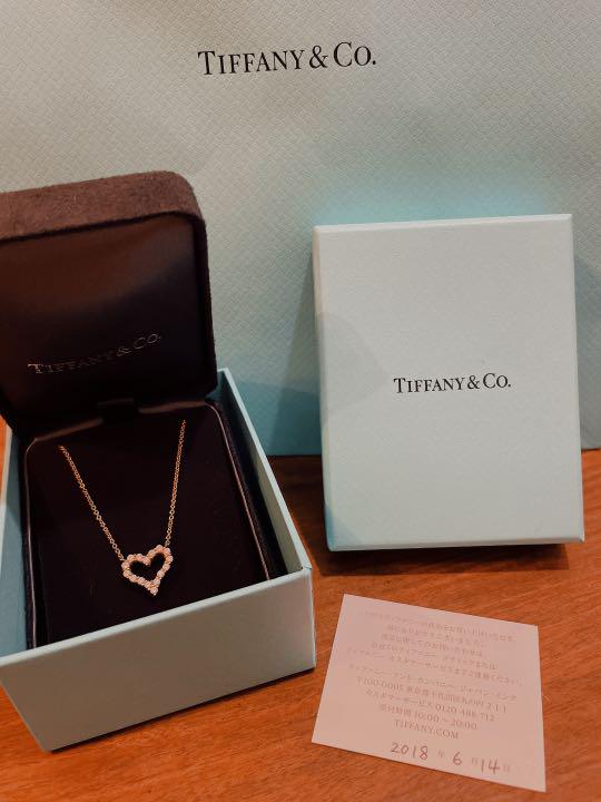 【美品】Tiffany＊ティファニー＊ダイヤモンド＊ネックレス＊ハート＊18K