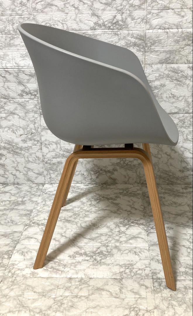 【美品 2023年購入】HAY ABOUT A CHAIR コンクリートグレー②