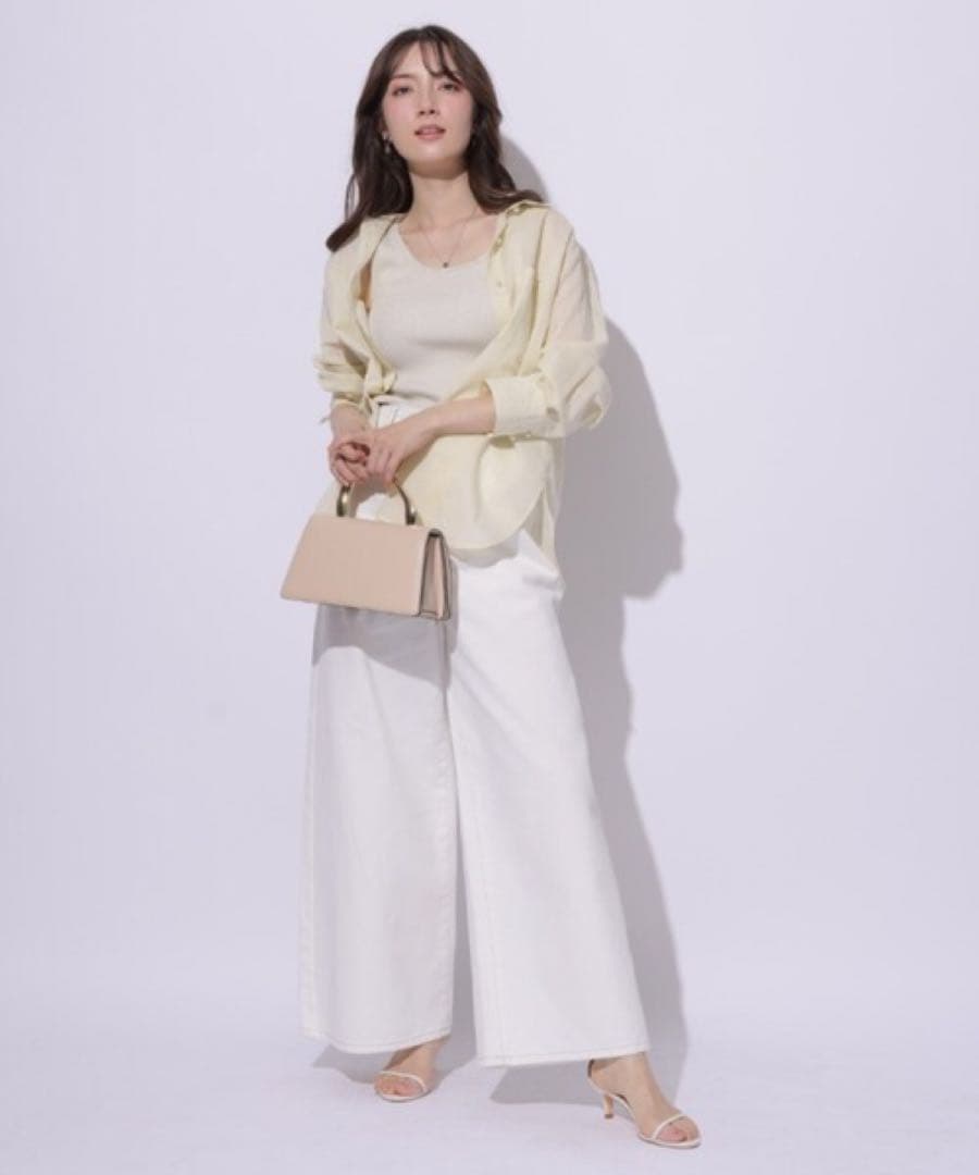 バギーシルエットデニム ワイドパンツXS