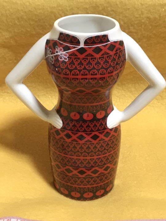 チャイナドレスコップ陶器レッド