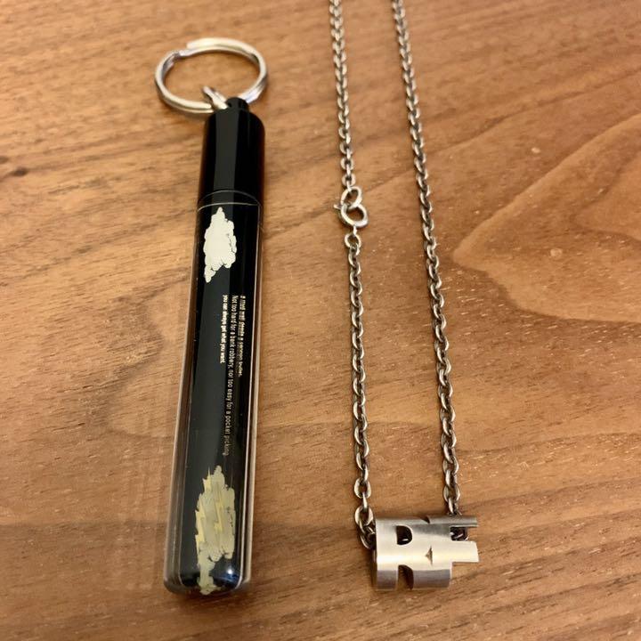 RAW FUDGE ローファッジ シルバーネックレス&キーホルダーセット