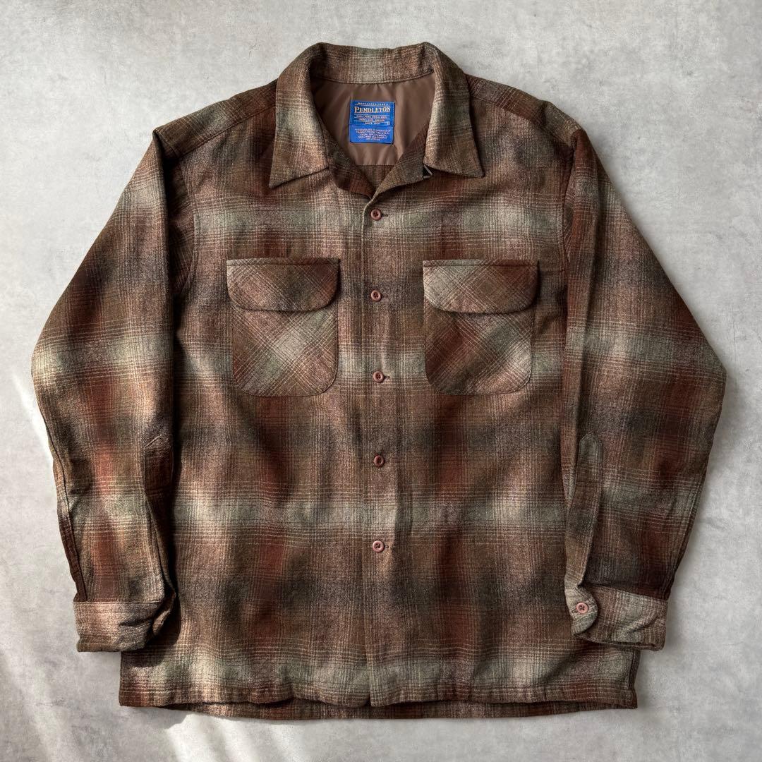 PENDLETON ペンドルトン ボードシャツ オンブレ ブラウン PENDLETON ペンドルトン ボードシャツ オンブレ ブラウン