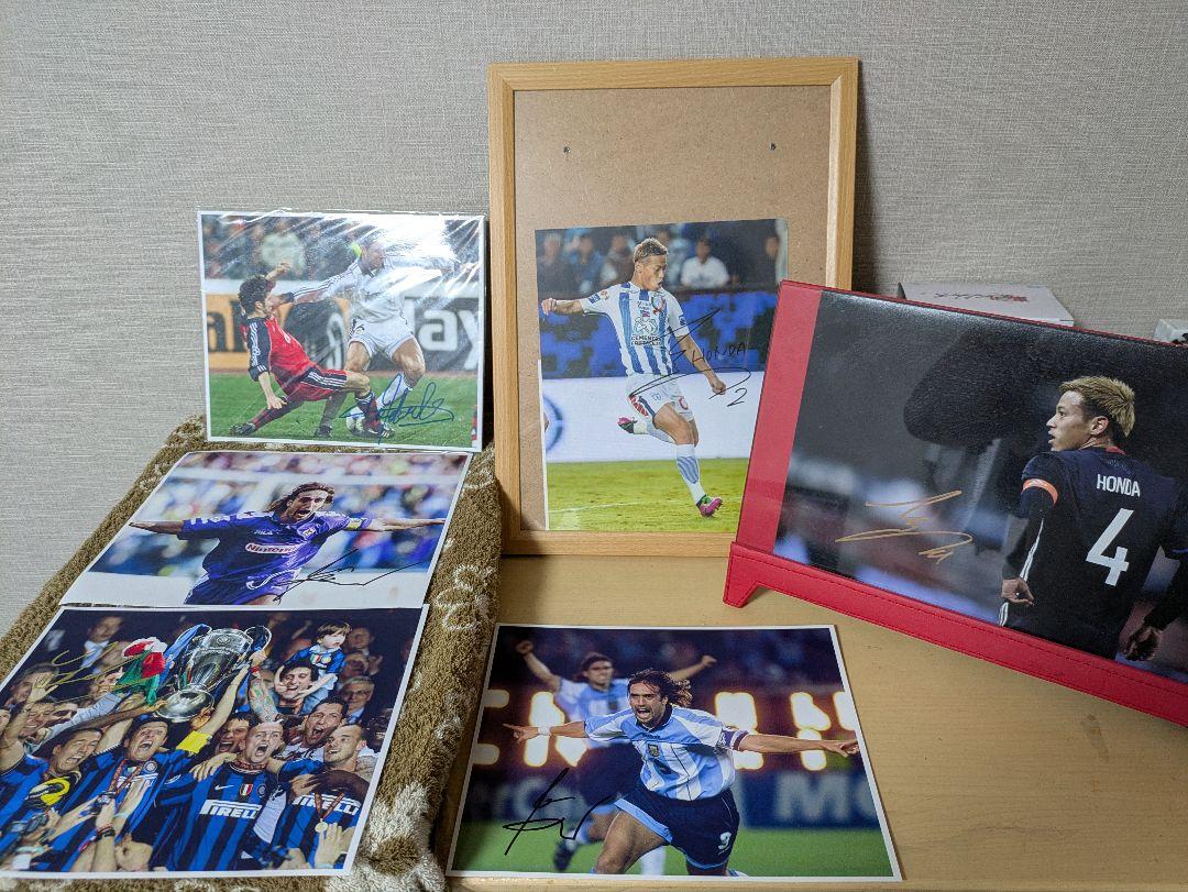 直筆サイン入り写真 ハビエル・サネッティ サッカーアルゼンチン SA鑑定済 サッカー選手サイン入り写真コレクション - メルカリ