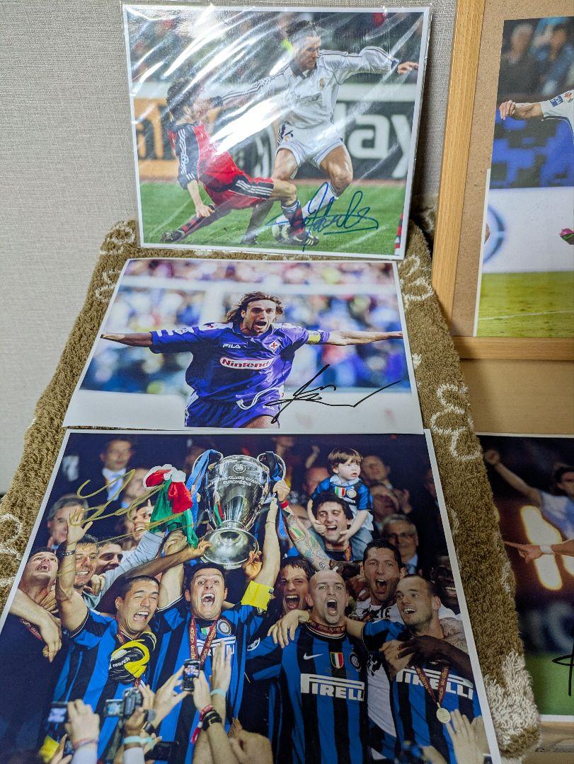 サッカー選手サイン入り写真コレクション - メルカリ
