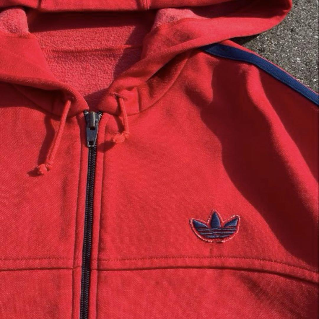 【希少】70s 80s adidas トラックジャケット パーカー デサント製