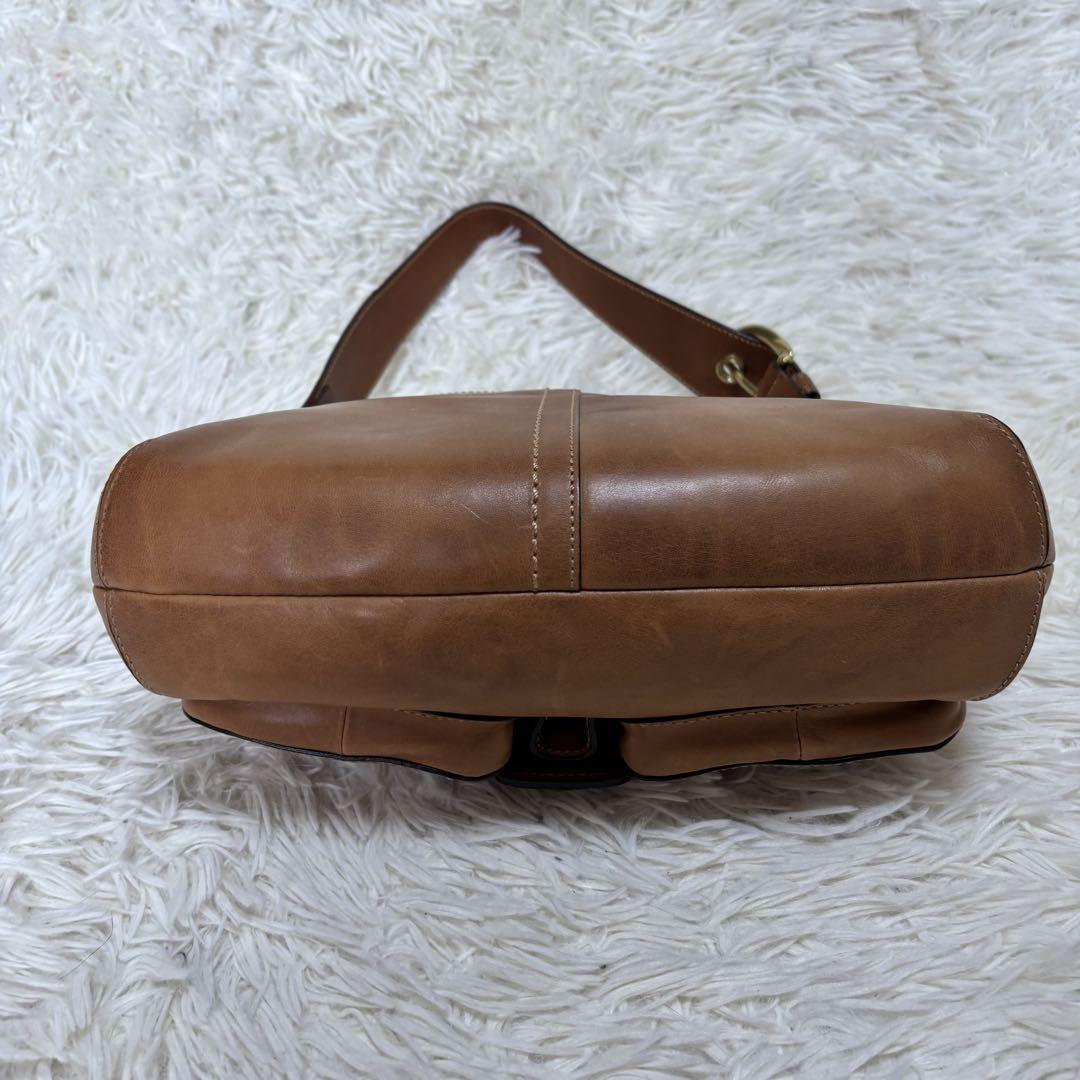 希少 黒入荷！ ✨️希少 COACH ソーホー オールレザー ワンショルダー チャーム バッグ