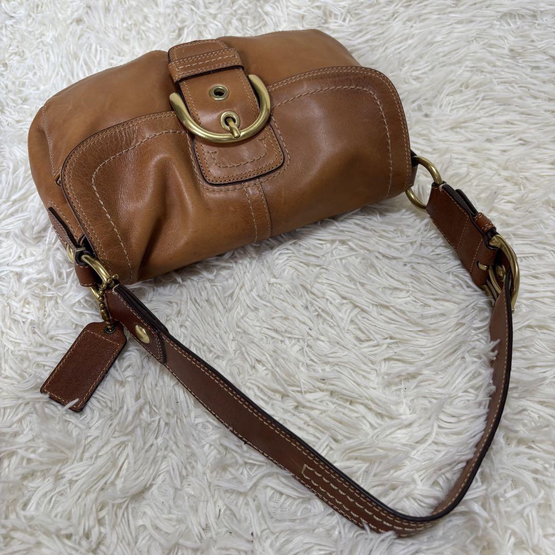 ✨️希少 COACH ソーホー オールレザー ワンショルダー チャーム
