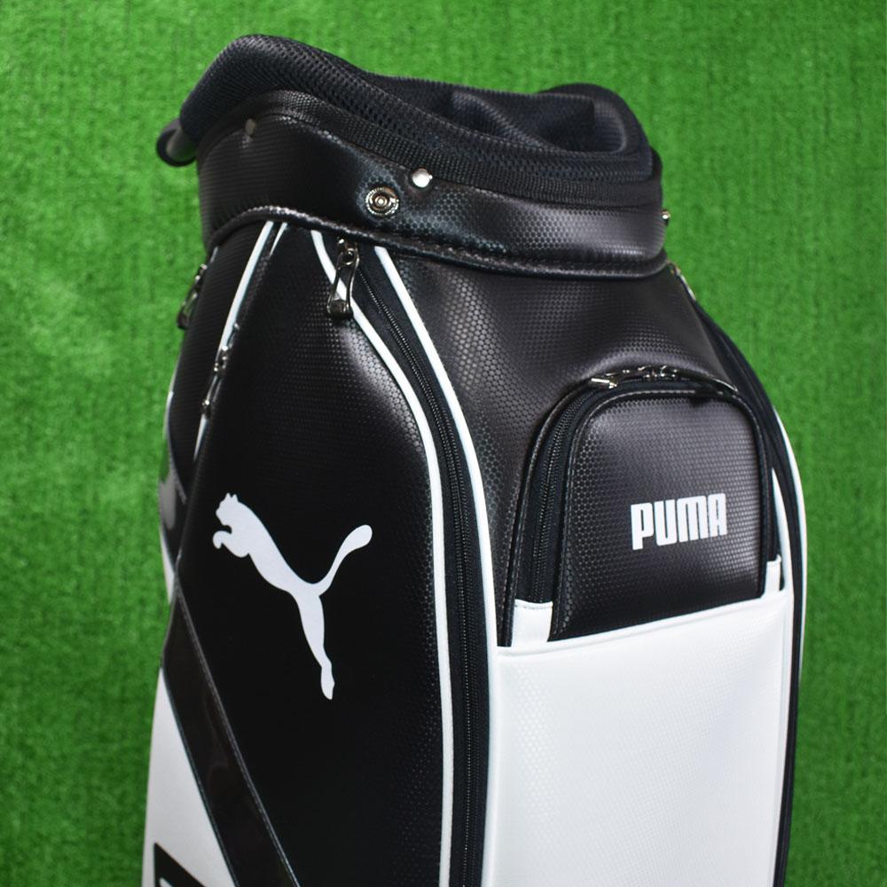 ＰＵＭＡ プーマ ゴルフ キャディバッグ９.５型【白×黒】新品！
