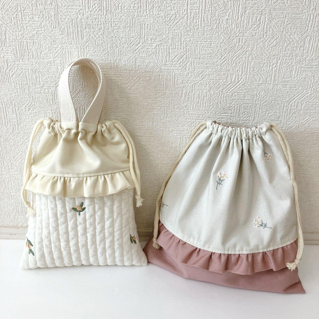 レッスンバッグ  体操服袋×2  巾着袋