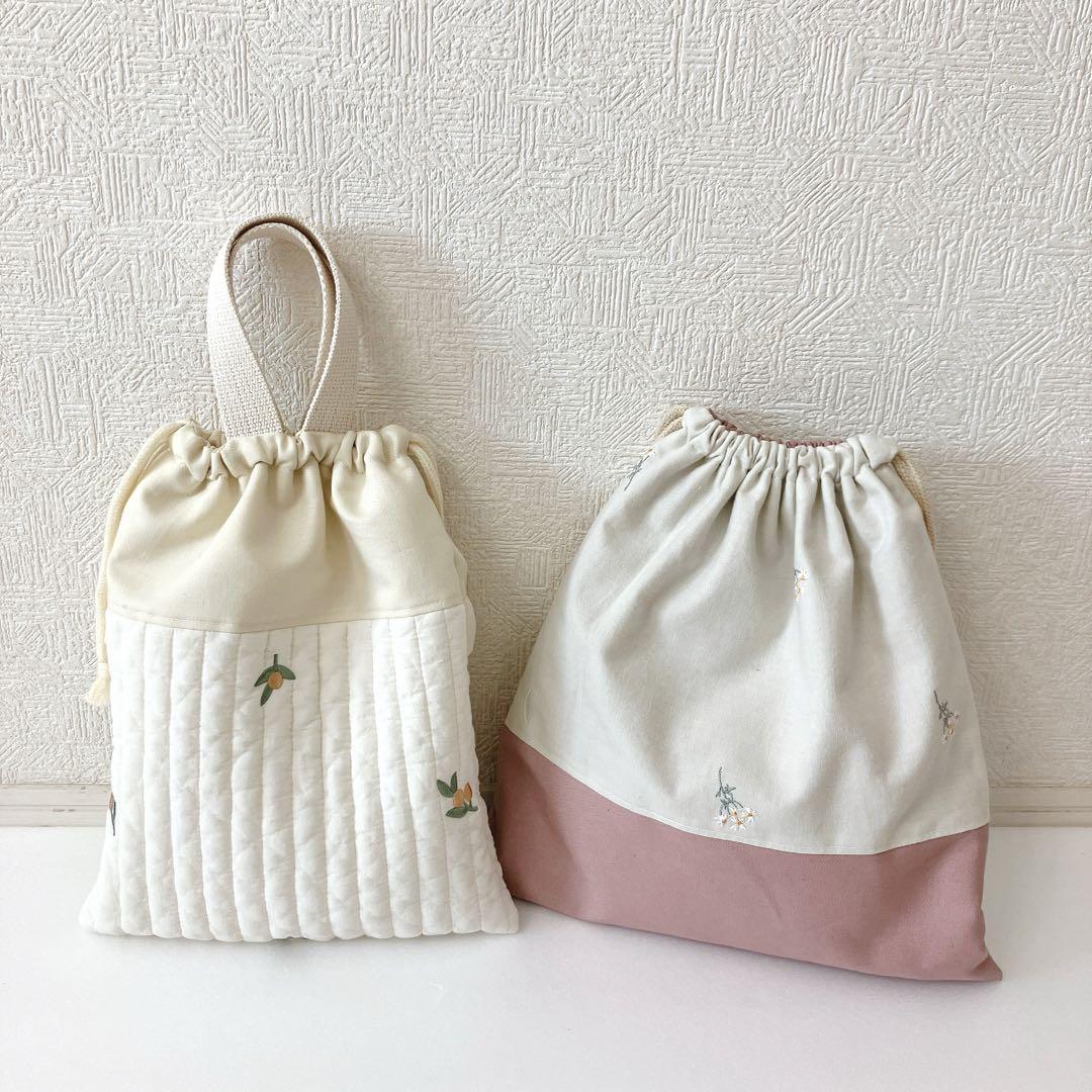 レッスンバッグ  体操服袋×2  巾着袋
