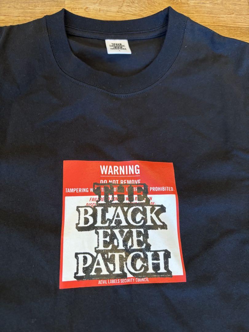 BlackEyePatch ブラックアイパッチ プリント Tシャツ 黒色