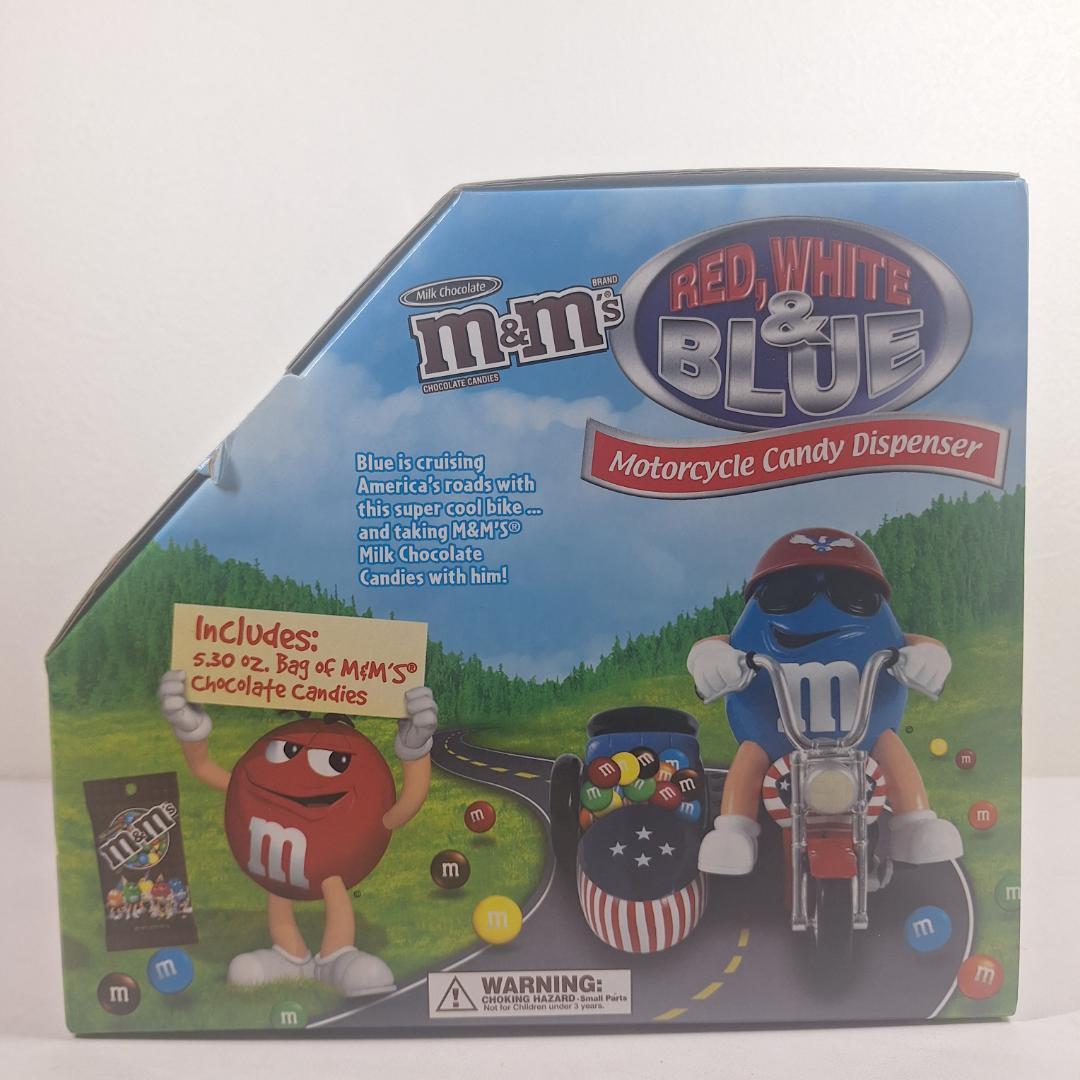 ⭕M&M's エムアンドエムズ バイク フィギュア ディスペンサー アメe347