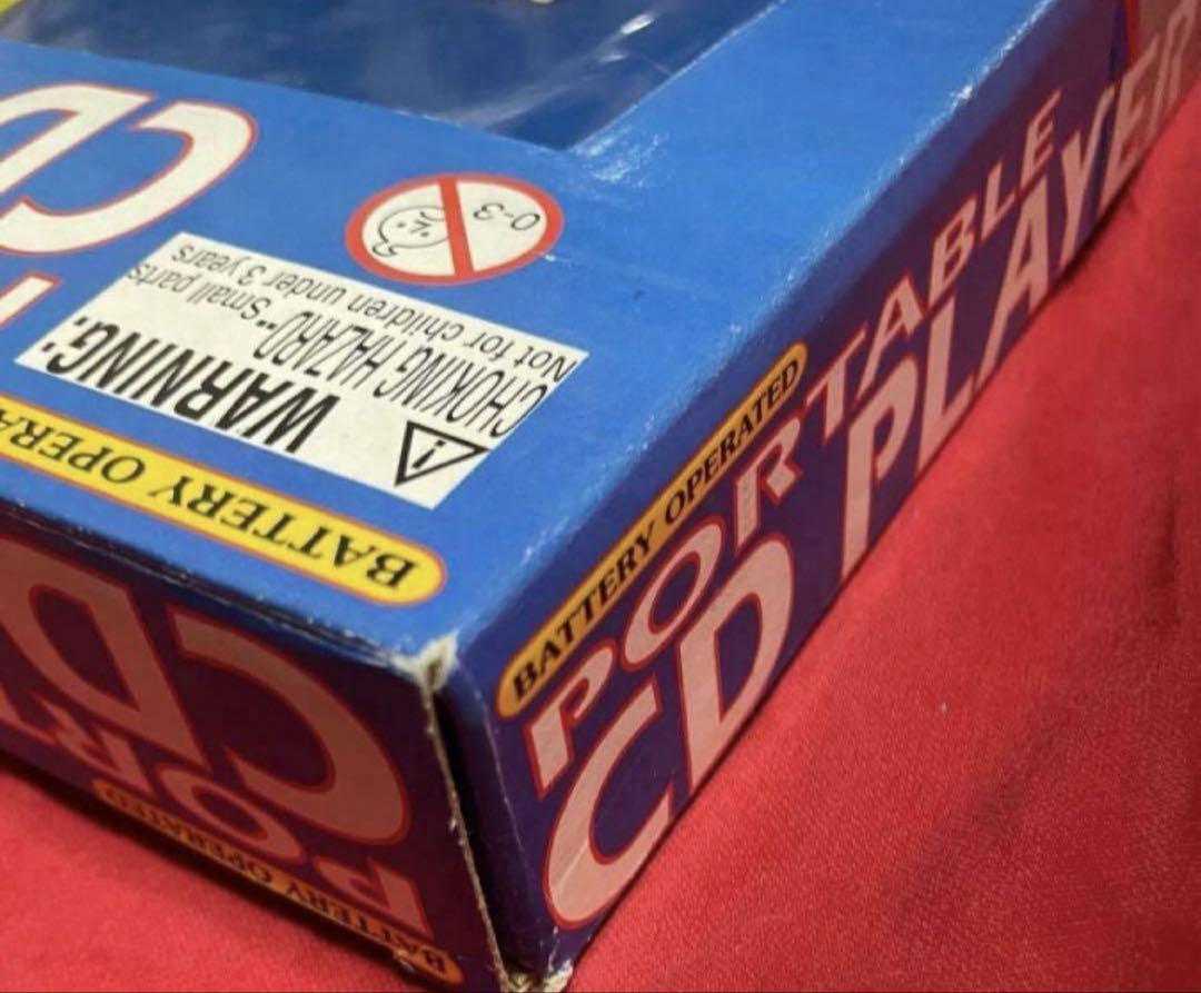 超稀少80s美品クラシックTOYポータブルミニCDプレーヤー作動確認済み（未使用