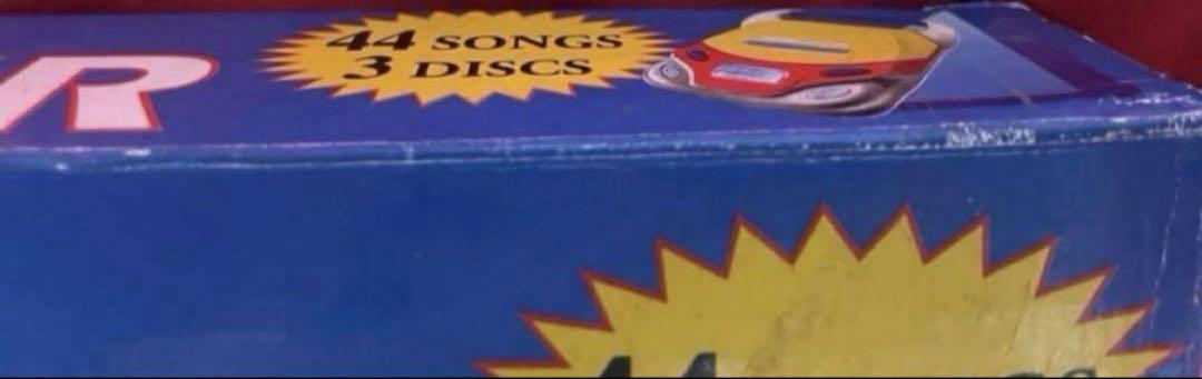 超稀少80s美品クラシックTOYポータブルミニCDプレーヤー作動確認済み（未使用