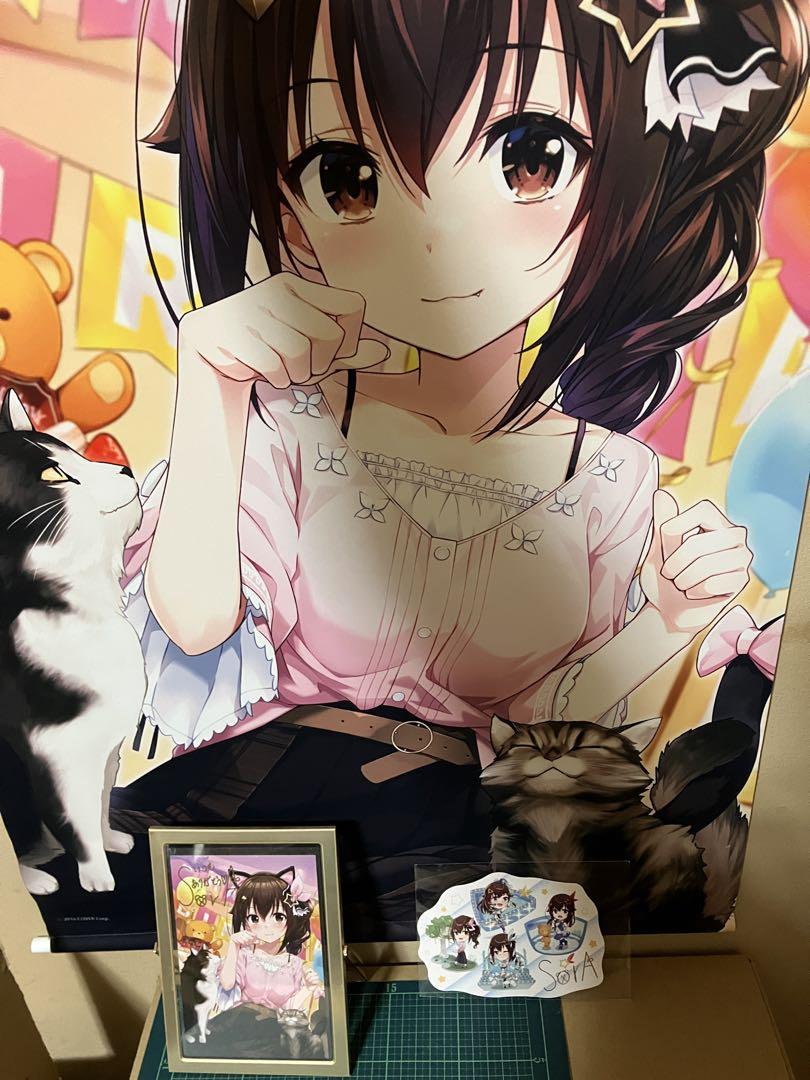 ときのそら 誕生日記念2022 タペストリー　直筆サインポストカード