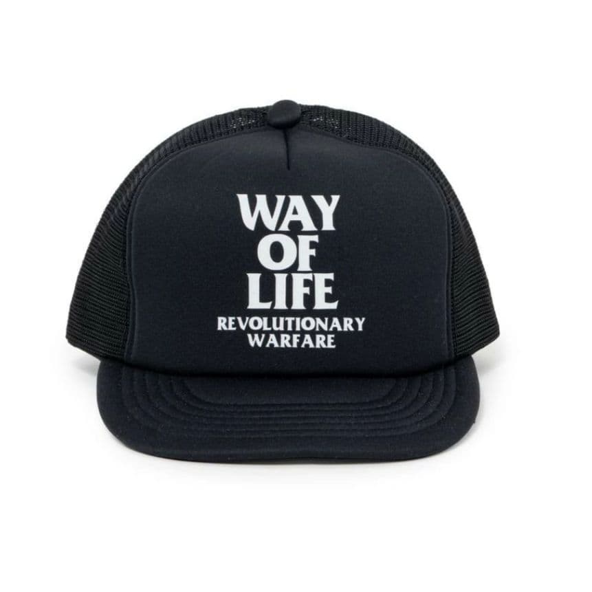 RATS　MESH CAP WAY OF LIFE　BLACK　ラッツ