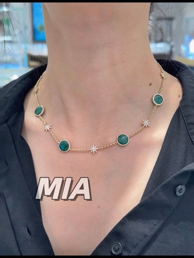 apm Monaco マラカイト ネックレス apm Monaco マラカイト ネックレス