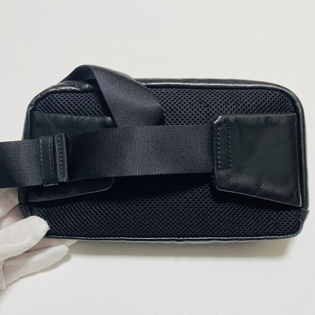【美品】PORTER AMAZE ポーター　アメイズ　ボディバック　ブラック