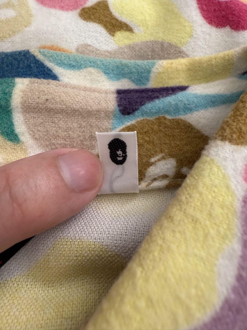 マルチカモ 半袖シャツa bathing ape camo エイプ迷彩