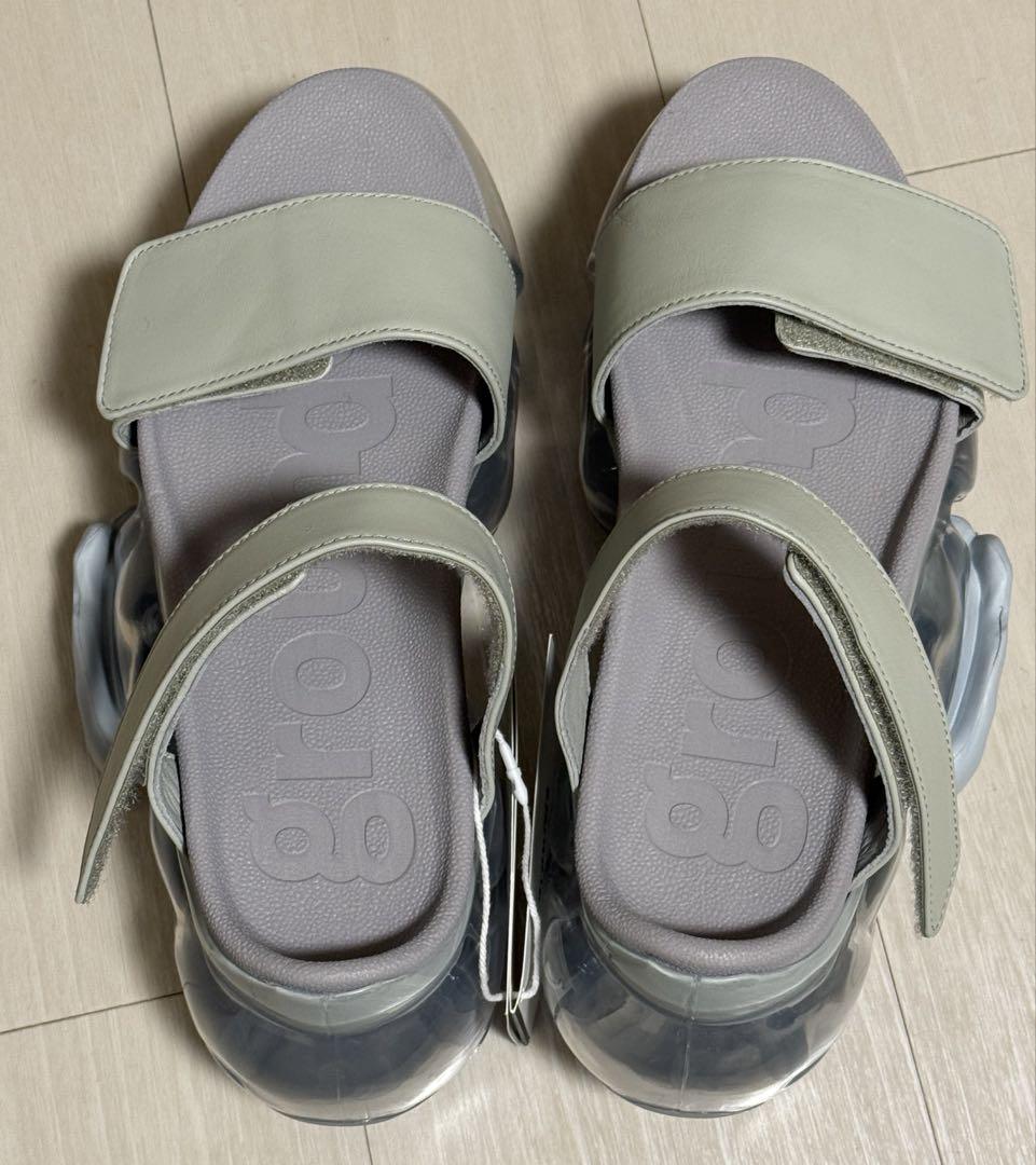EU40 MOOPIE LEATHER SANDAL GRAY×ICE GRAY grounds Moopie Leather Sandal - Gray/Ice Gray | Garmentory