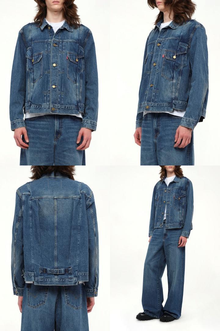 1　sacai x LEVI'S Men's Denim Jacket サカイ