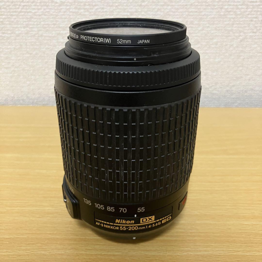 Nikon D5000 55-200mm レンズセット ジャンク Nikon D5000 12.3MP 18-55/55-200mm Lens Set [Exc+++] w/8GB SD